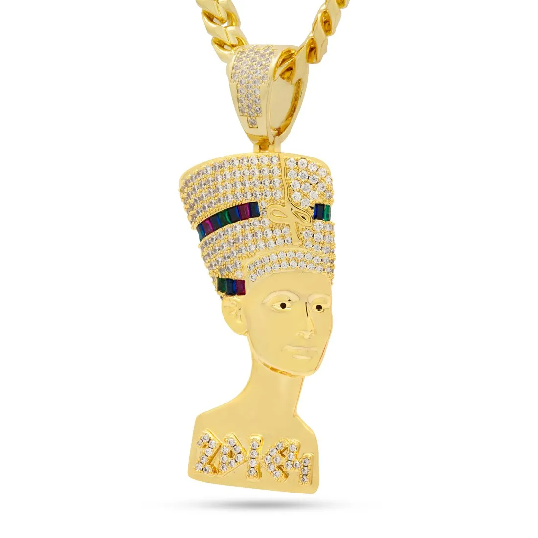 3D Boss Nefertiti Necklace