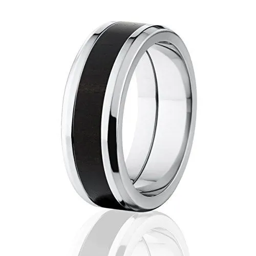 African Black Wood Jewelry, Wood Wedding Rings