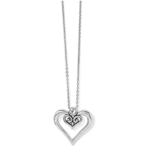 Alcazar Duet Heart Necklace