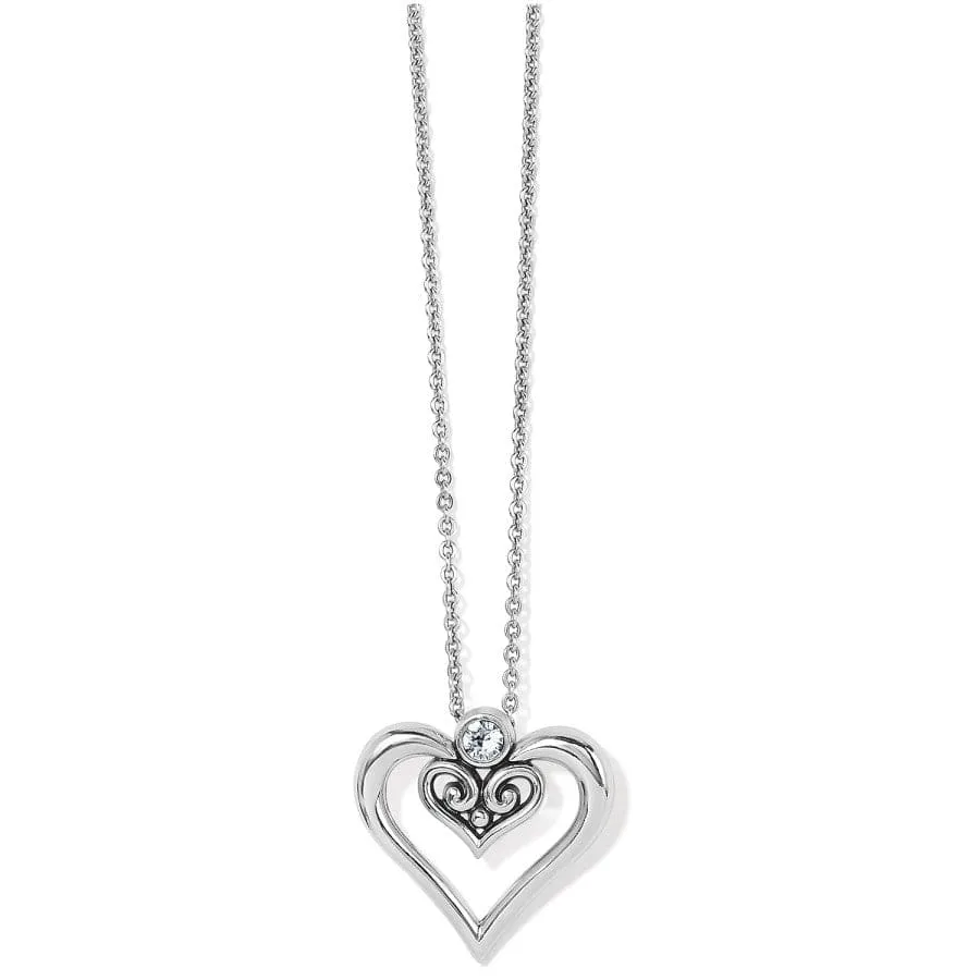 Alcazar Duet Heart Necklace