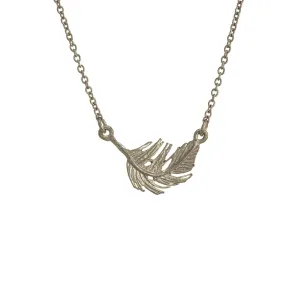 Alex Monroe Little Feather In-line Necklace