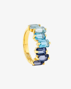 Ann Blue Ombre Half Band