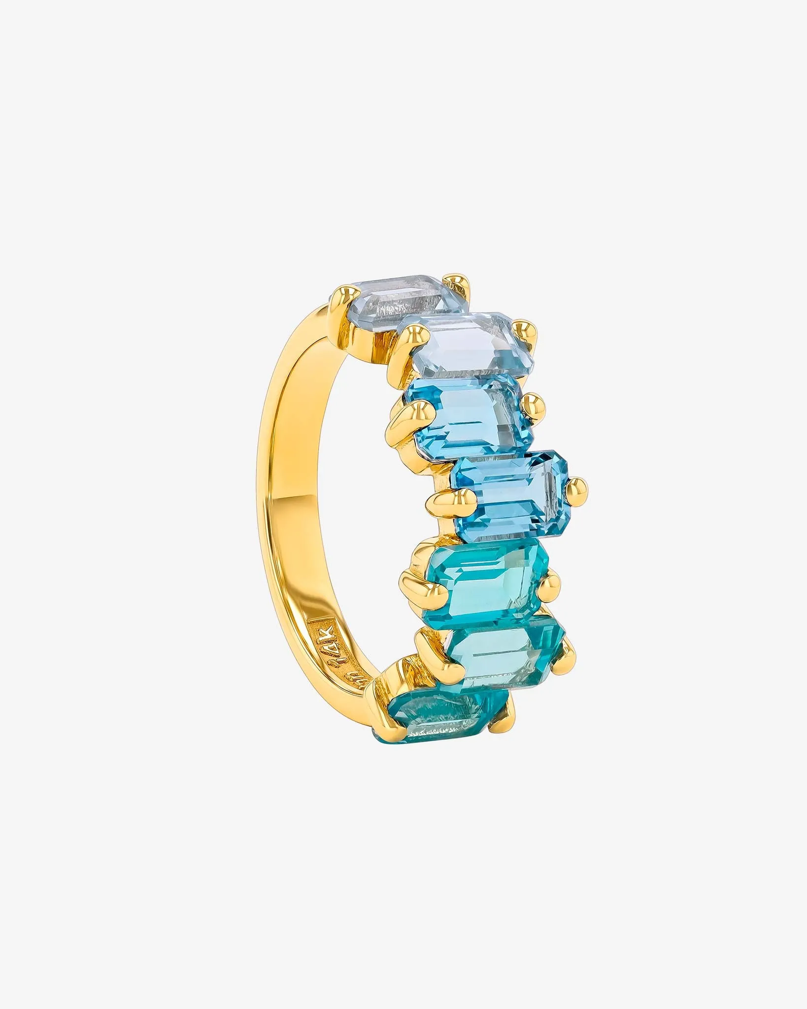 Ann Light Blue Ombre Half Band