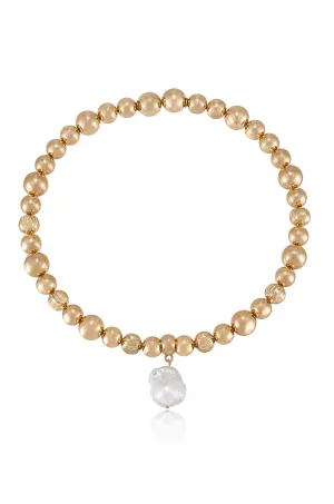 Baroque Freshwater Pearl Charm Choker