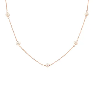 Belle Rose Gold Wedding Necklace