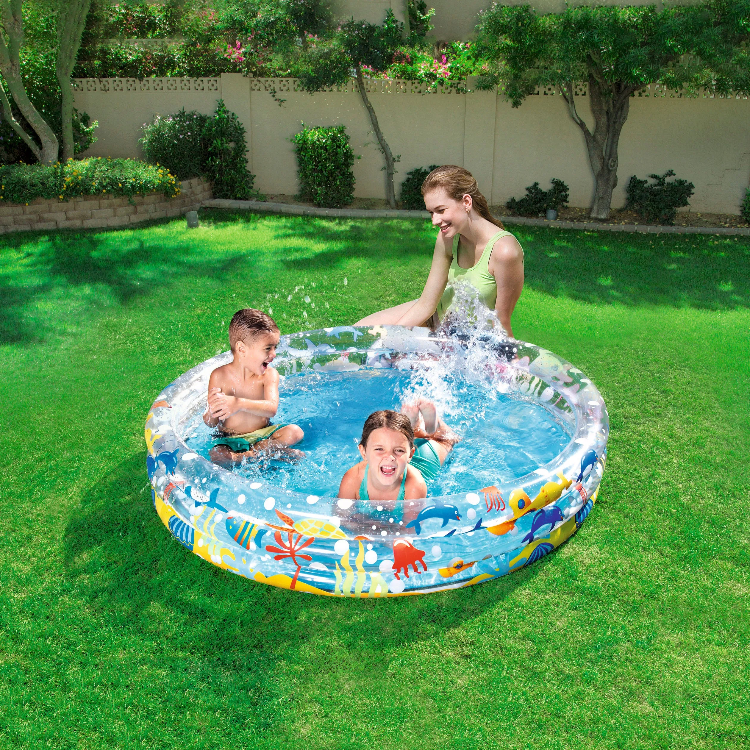 Bestway Deep Dive 3-Ring Pool (60" x H12"/1.52m x H30cm)