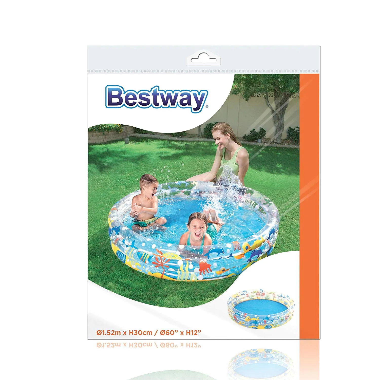 Bestway Deep Dive 3-Ring Pool (60" x H12"/1.52m x H30cm)