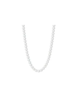 Blanc Faux Pearl 16" Collar Necklace