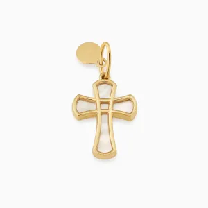 Bless Me Cross Pendant Charm