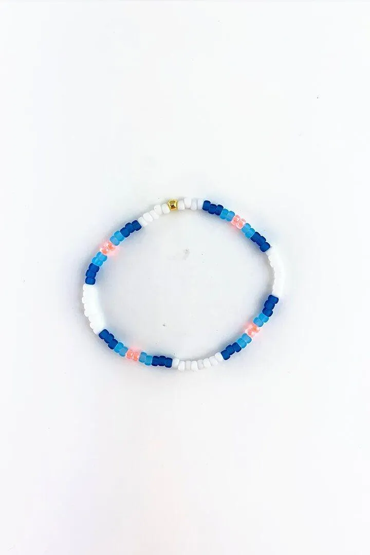 Blue Flame Stackable Bracelets