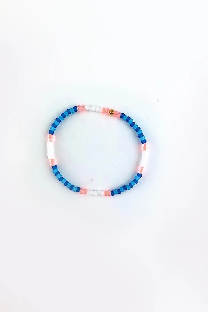 Blue Flame Stackable Bracelets