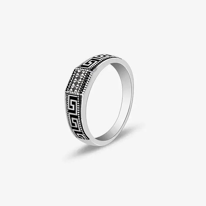 Bohemian Black Men's Ring