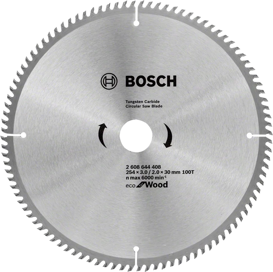 Bosch | Circular Saw Blade EC WO B 254X30mm 100T