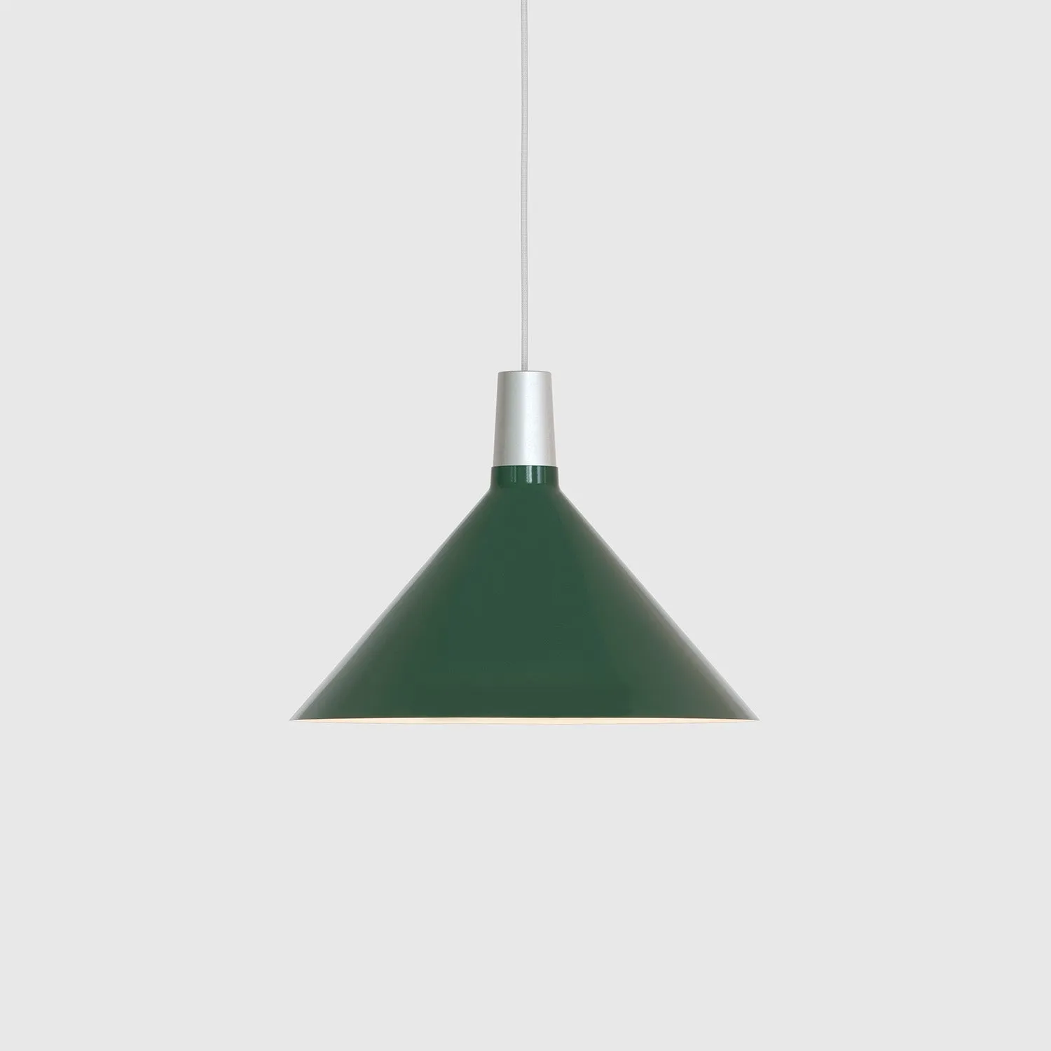 Bower Pendant Light Medium in Dark Green