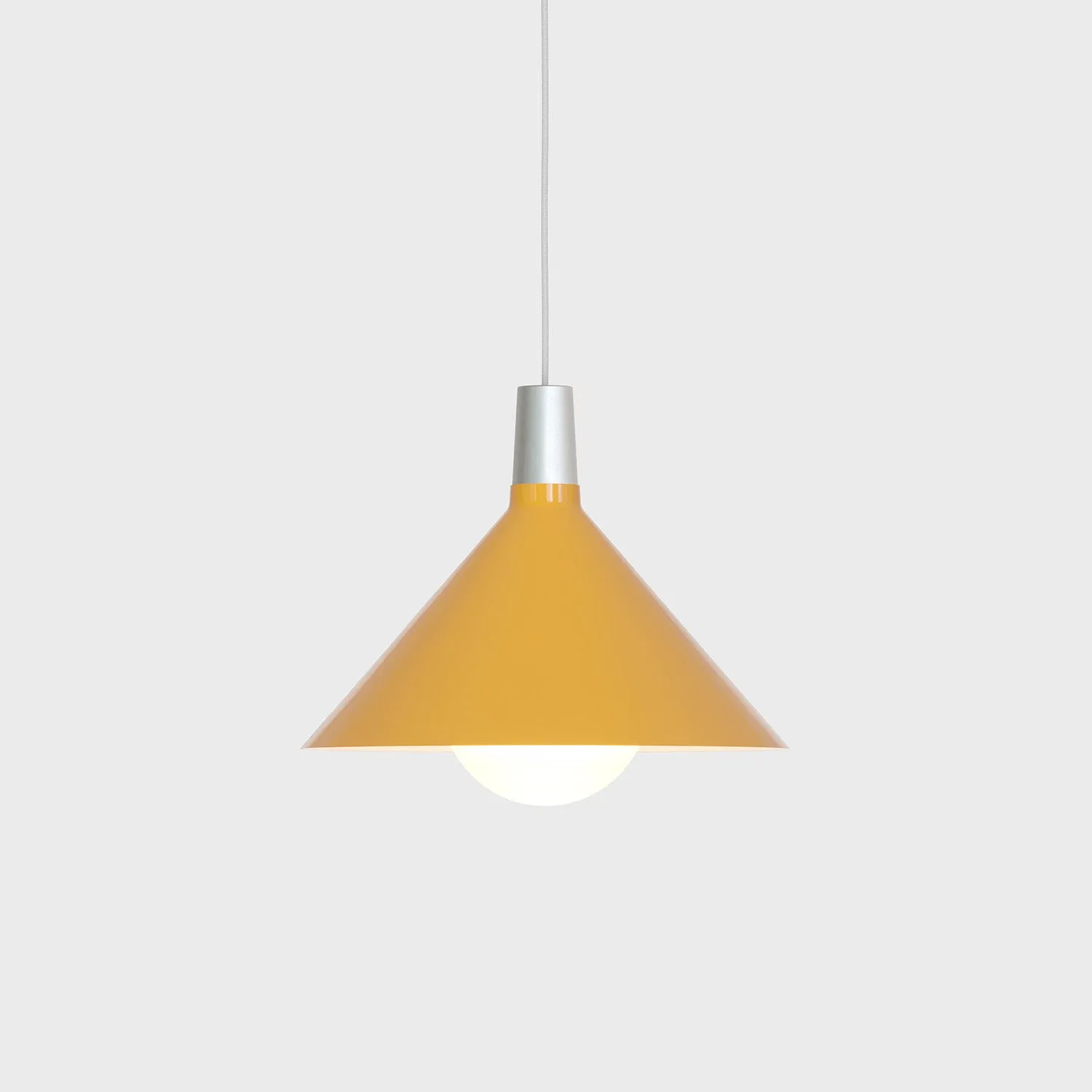 Bower Pendant Light Medium in Yellow   Sphere IV