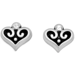 Brighton Alcazar Heart Mini Post Earrings