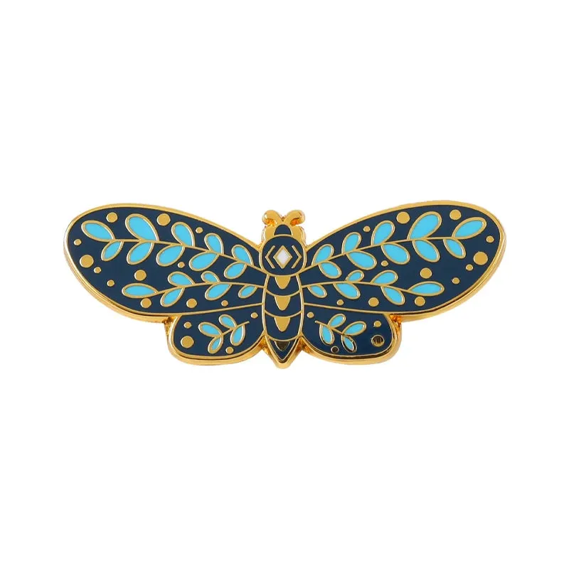 Butterflies and Moths Enamel Pins