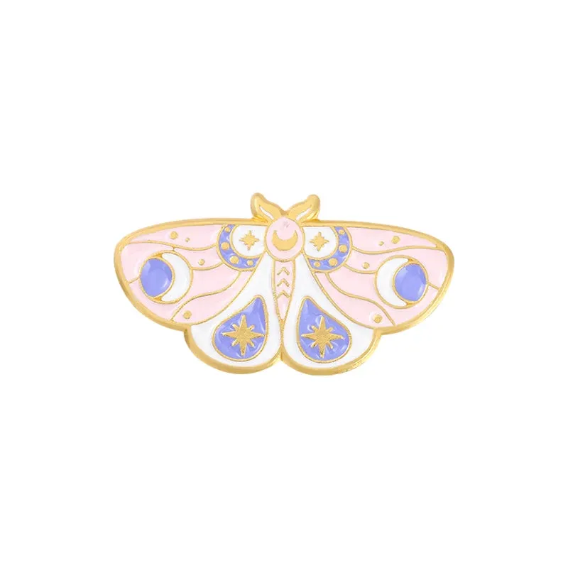 Butterflies and Moths Enamel Pins