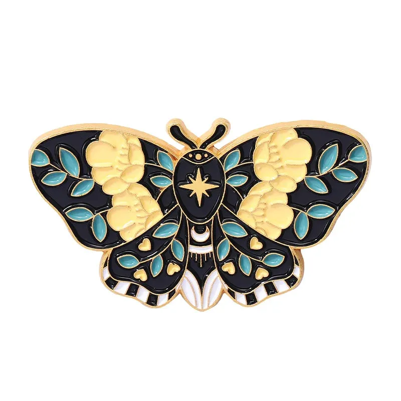 Butterflies and Moths Enamel Pins