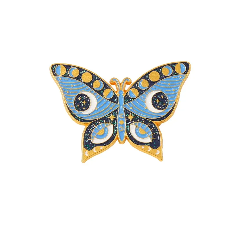 Butterflies and Moths Enamel Pins