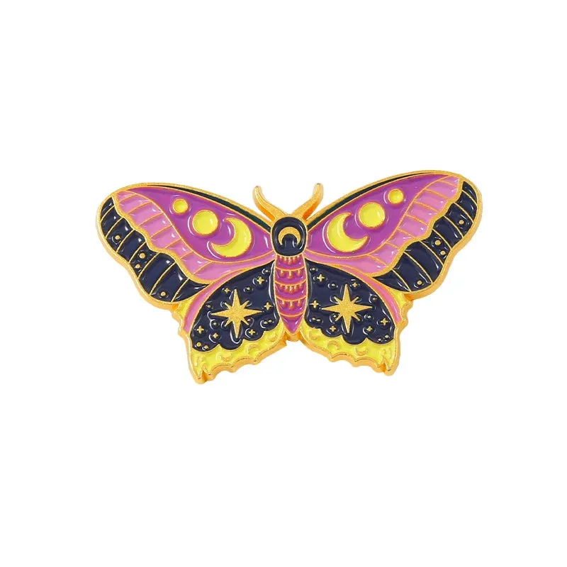 Butterflies and Moths Enamel Pins