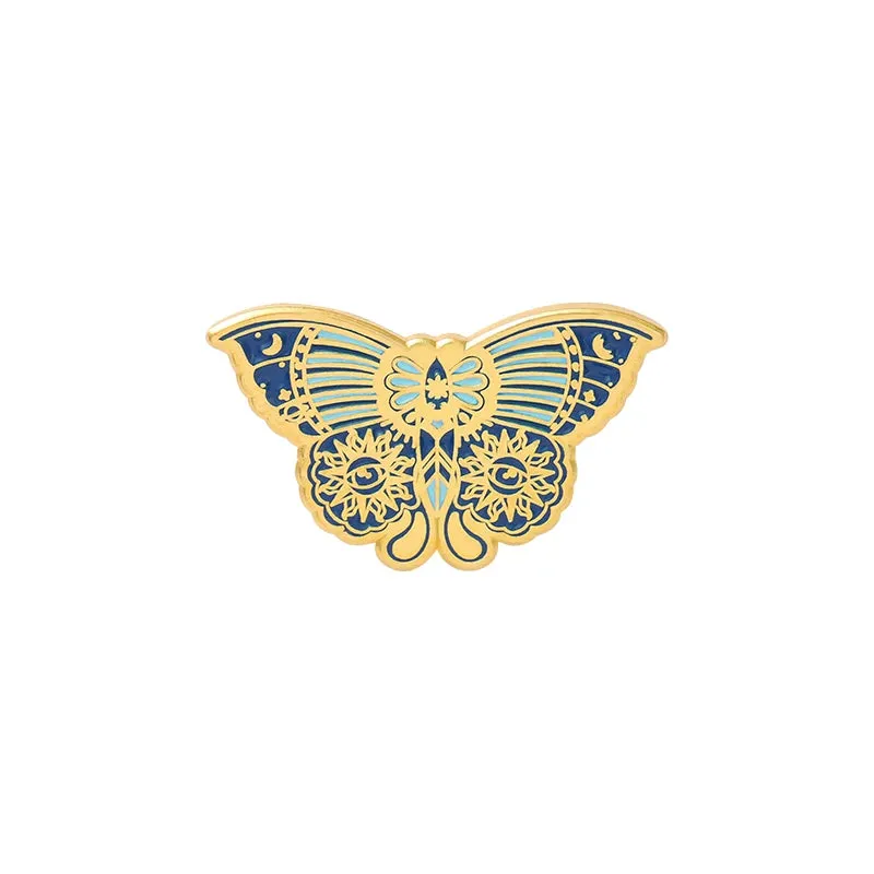 Butterflies and Moths Enamel Pins