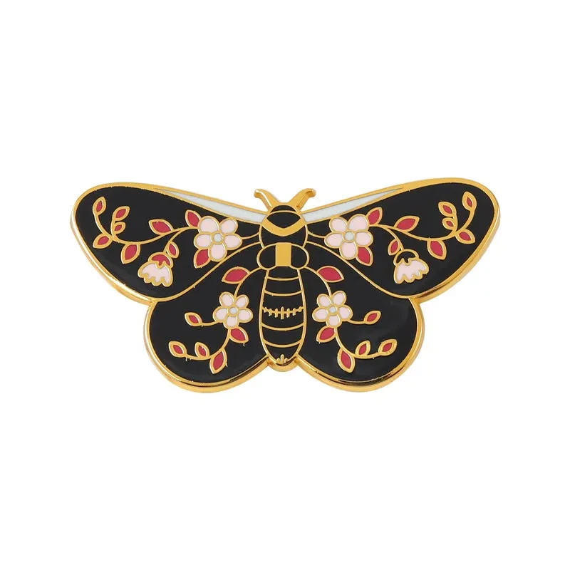 Butterflies and Moths Enamel Pins