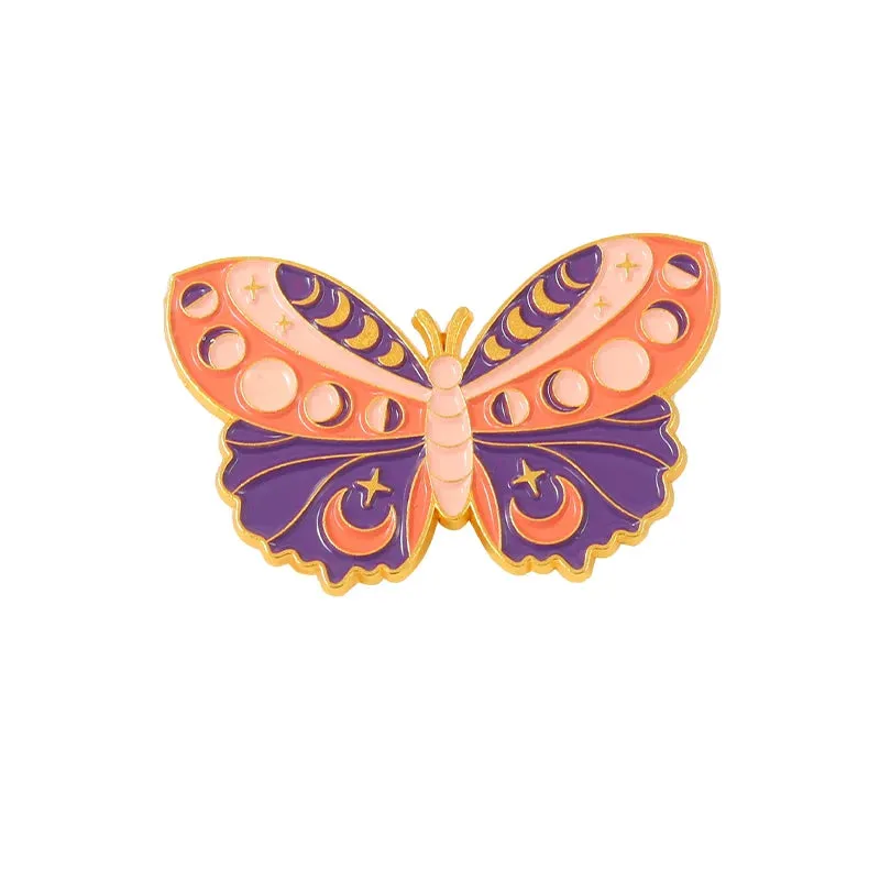 Butterflies and Moths Enamel Pins