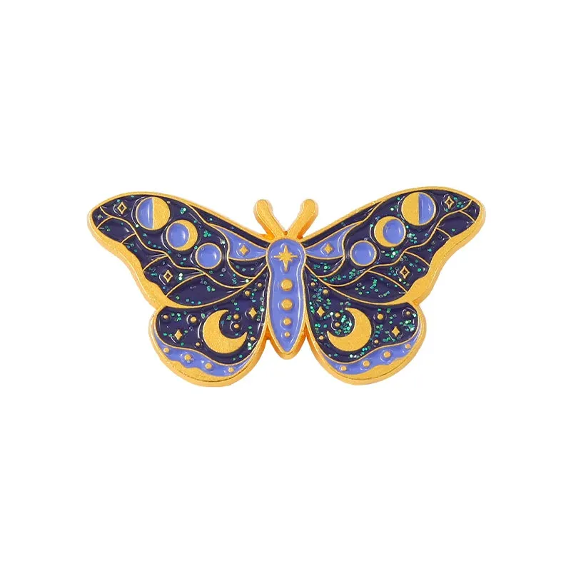 Butterflies and Moths Enamel Pins