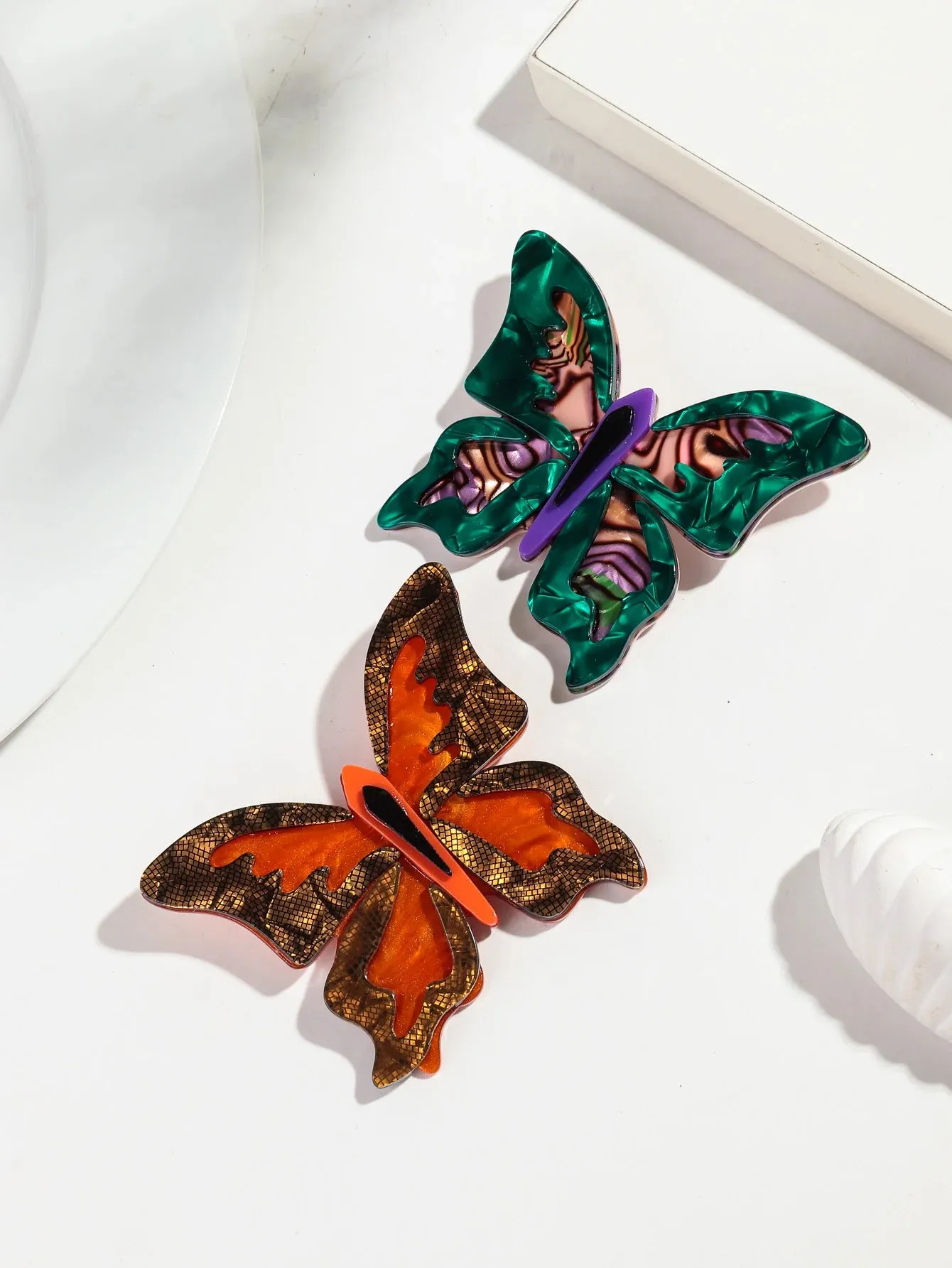 Butterfly Acrylic Brooches