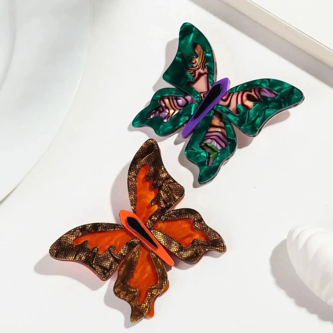 Butterfly Acrylic Brooches