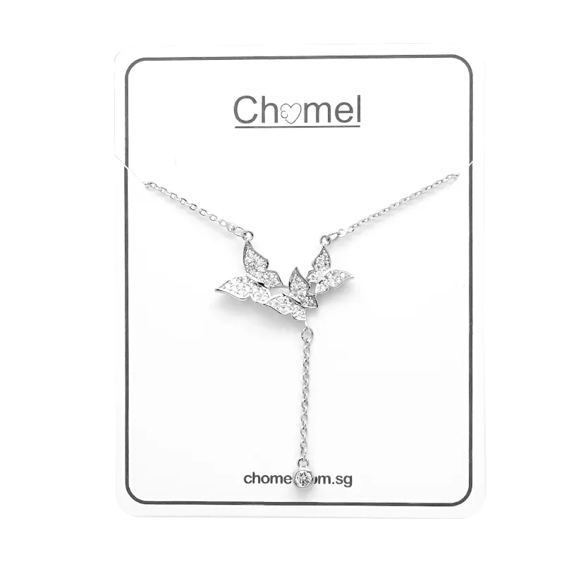 Butterfly Cubic Zirconia Necklace