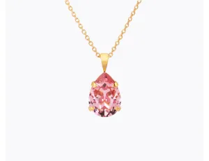 Caroline Svedbom Mini Drop Necklaces Light Rose