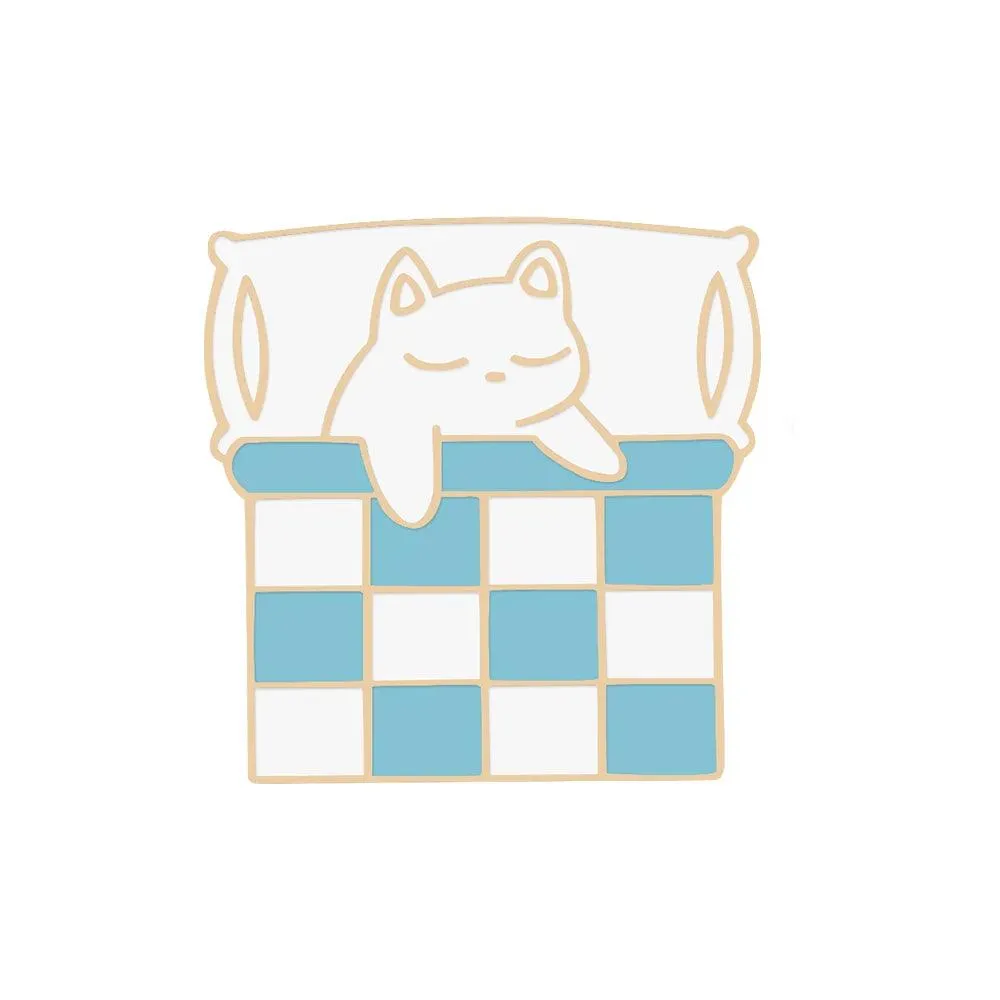 Cat n' Book Enamel Pin