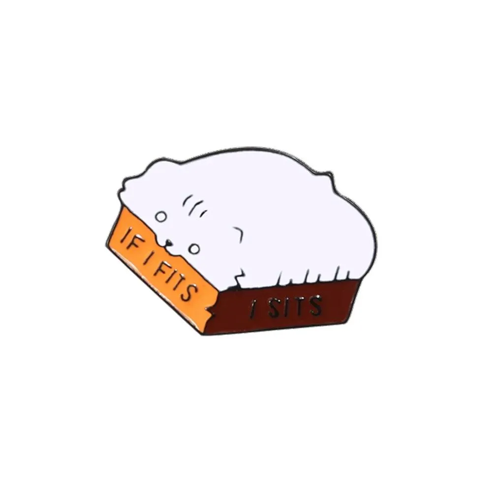 Cat n' Book Enamel Pin