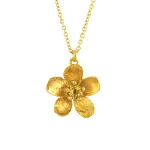 Citrine Buttercup Necklace