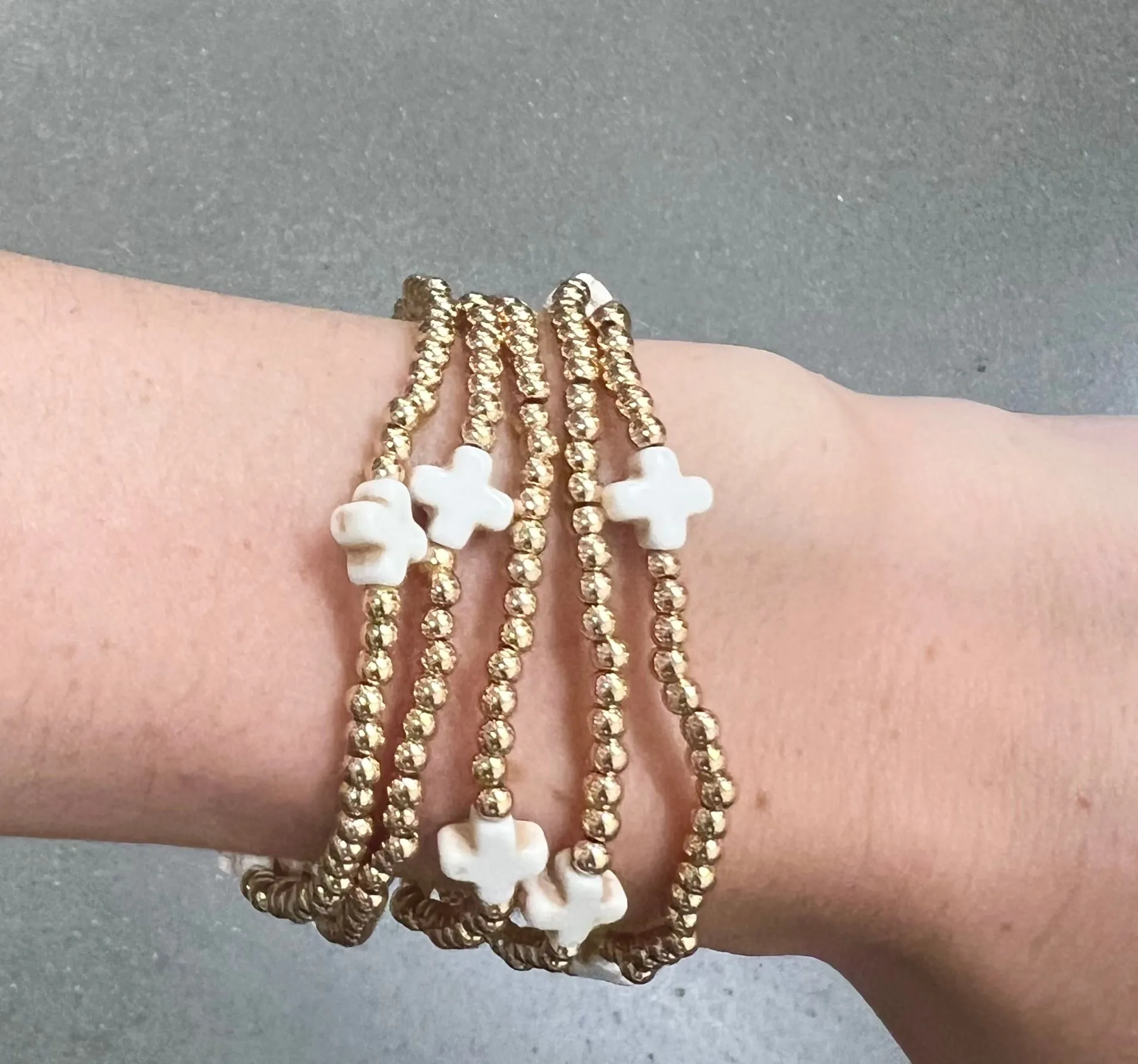 Cross Stackable Bracelet