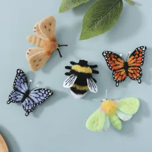 Cute Little Winged Critters Wool Felt Brooches DIY Craft Kits