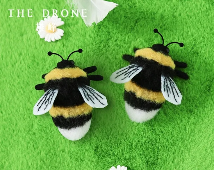 Cute Little Winged Critters Wool Felt Brooches DIY Craft Kits