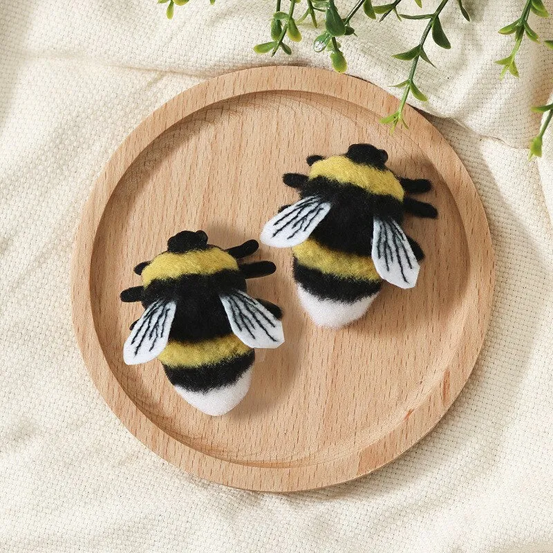 Cute Little Winged Critters Wool Felt Brooches DIY Craft Kits