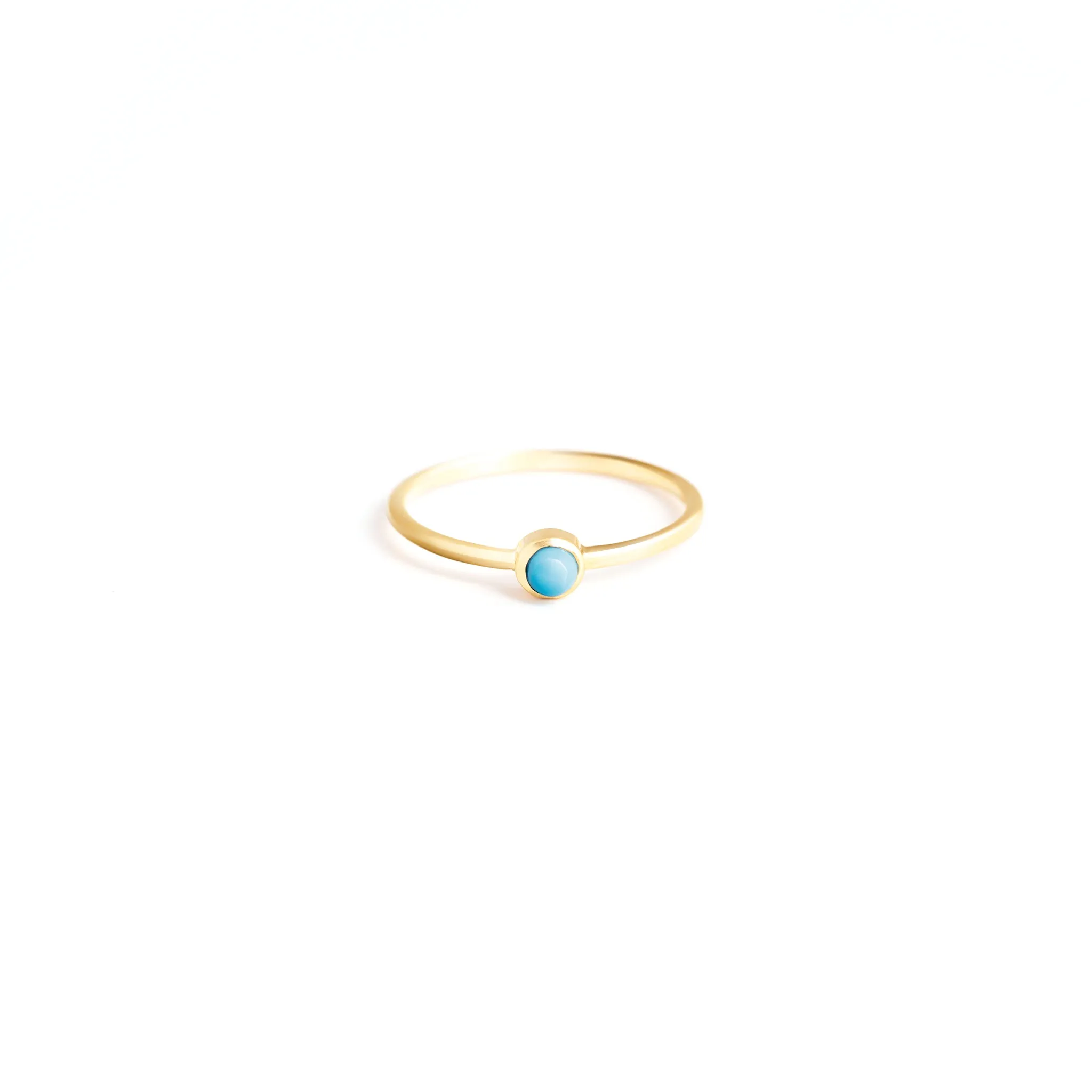 December Turquoise Mano Birthstone Ring