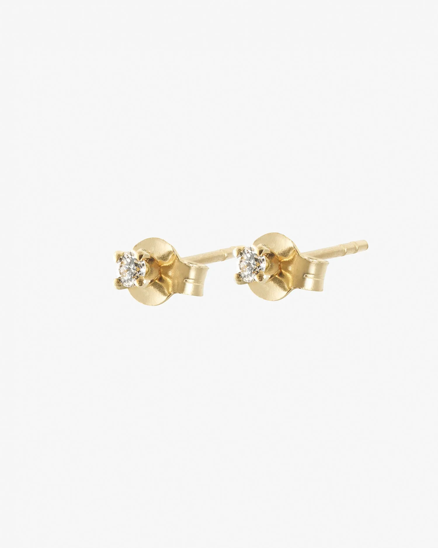 Diamond Sky drop studs gold