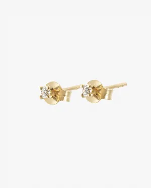 Diamond Sky drop studs gold