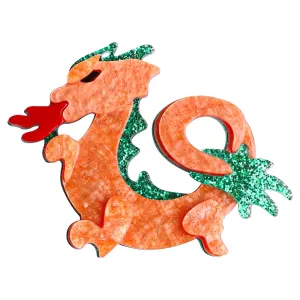 Dragon Acrylic Brooches