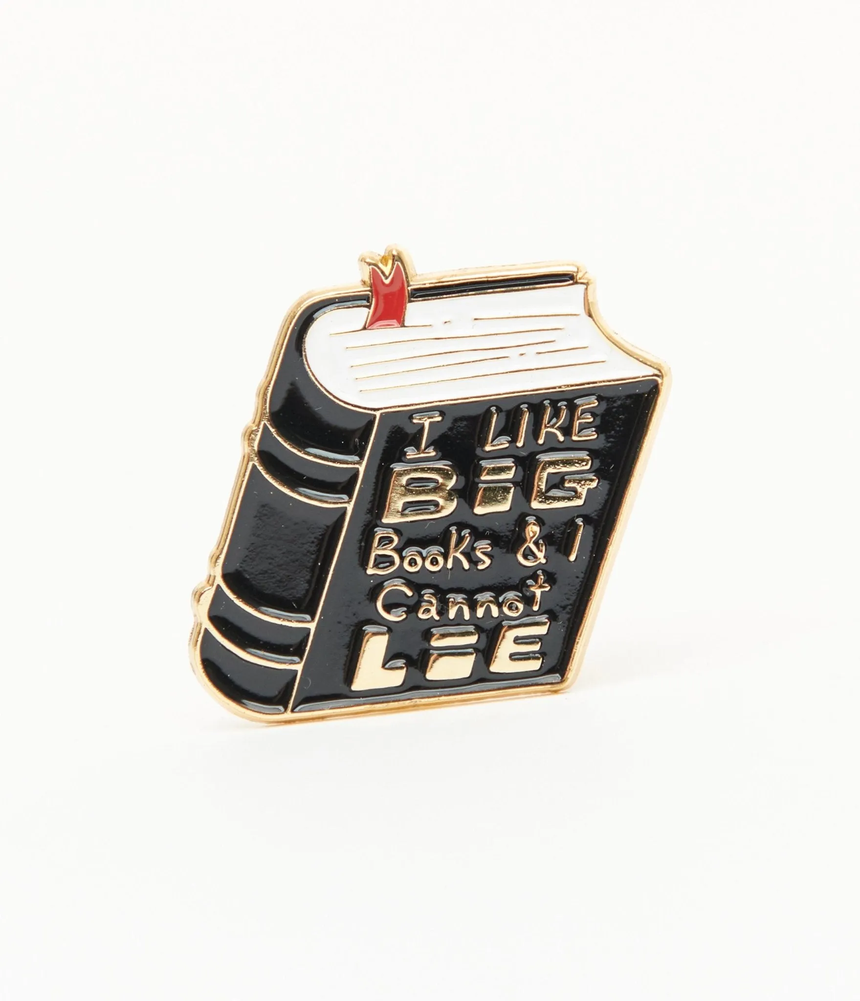 Ectogasm I Like Big Books & I Cannot Lie Enamel Pin