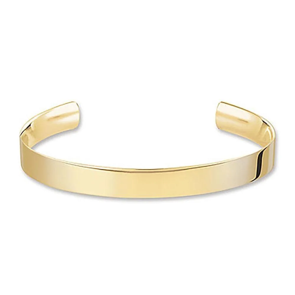 Engravable Cuff Bracelet Gold or Silver