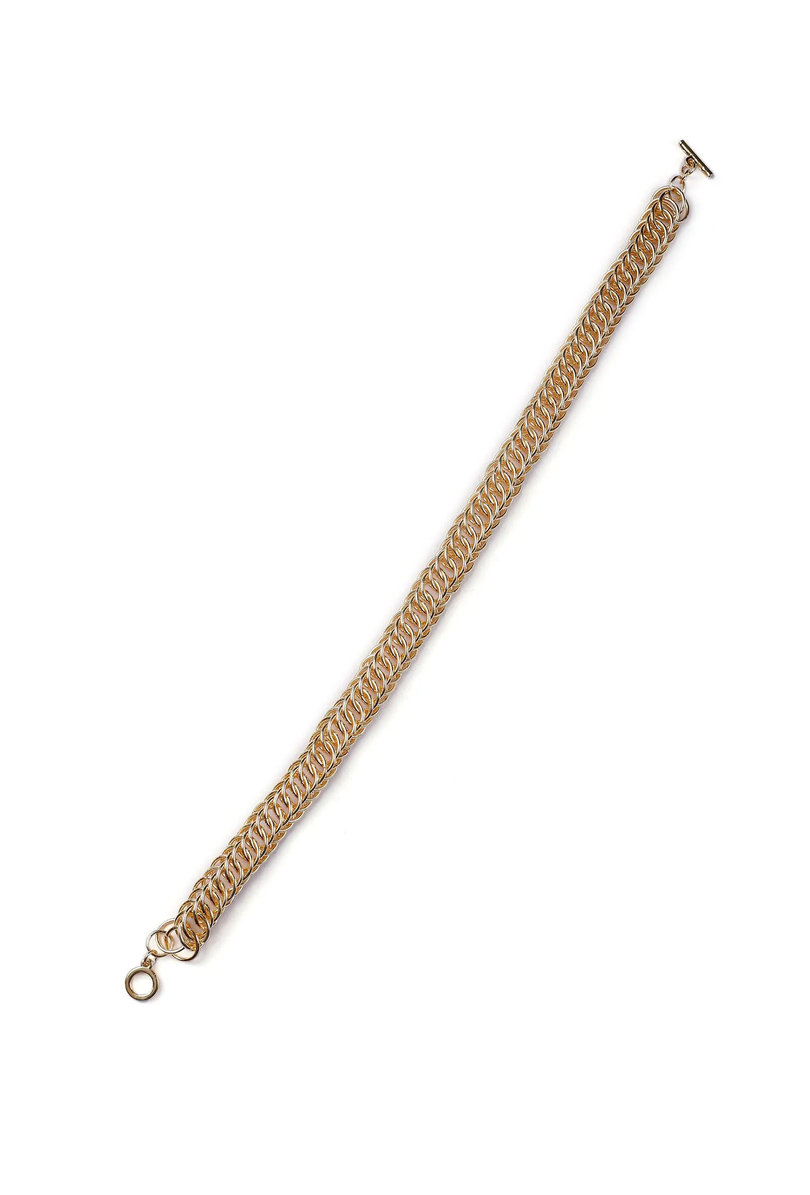 Eshe Gold Single Layered Chain Necklace