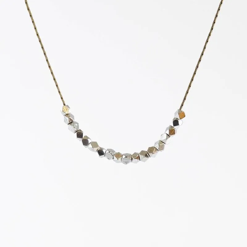 Faceted Bead Necklace