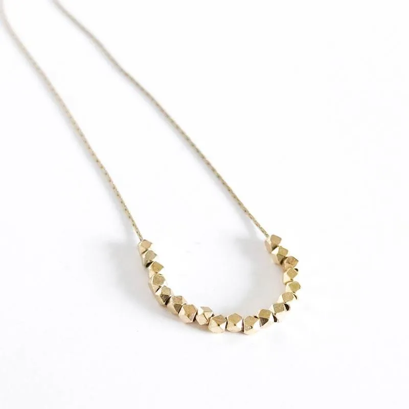 Faceted Bead Necklace