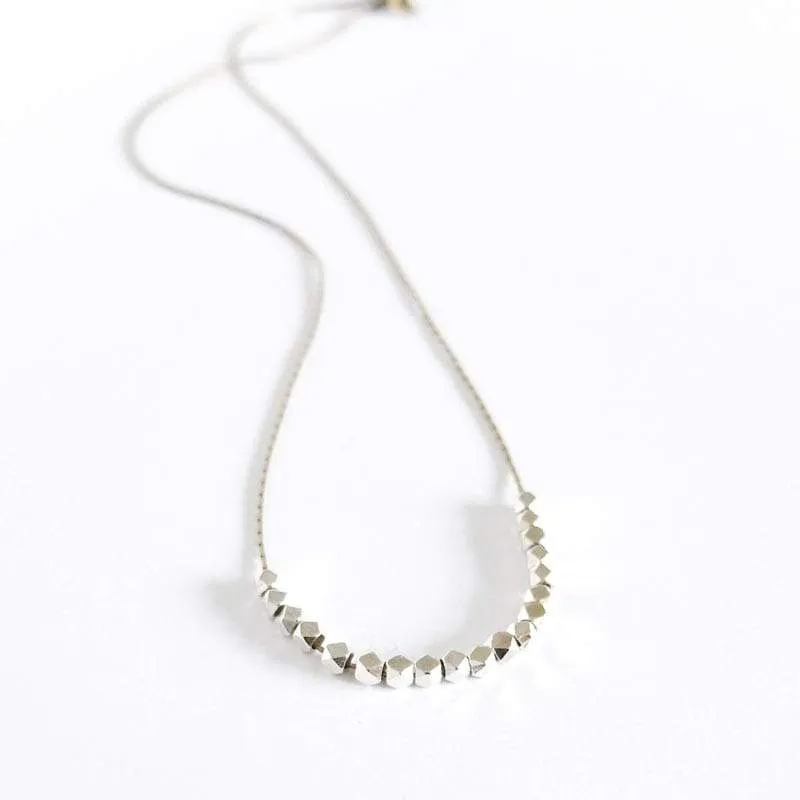 Faceted Bead Necklace